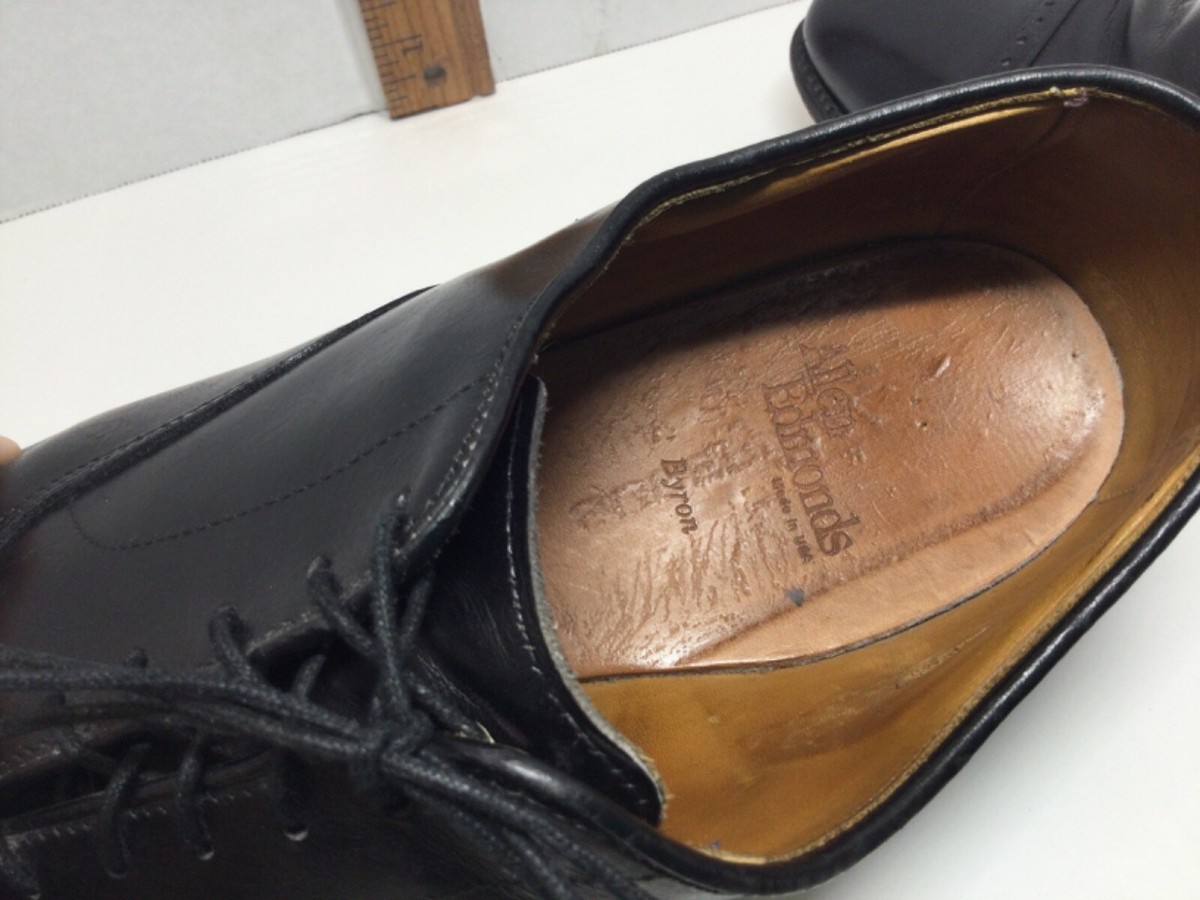 Allen Edmonds Byron Black Leather Oxfords Lace Up Shoe US Men\'s Size 13. Allen Edmonds Byron Black Balmoral Quarter Brogue Cap Toe  main image 2