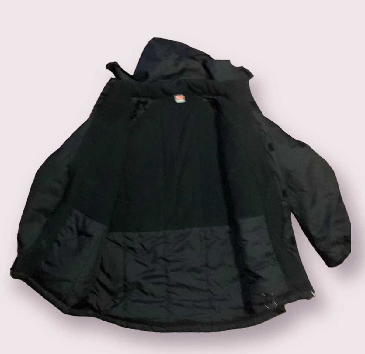 Nike Team synthetic Fill overcoat parka Black winter jacket Sz Xxl