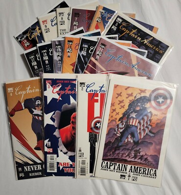 Captain America, Vol. 4, Issues 1-21, 23-24, Marvel Knights, Jae Lee Art Work