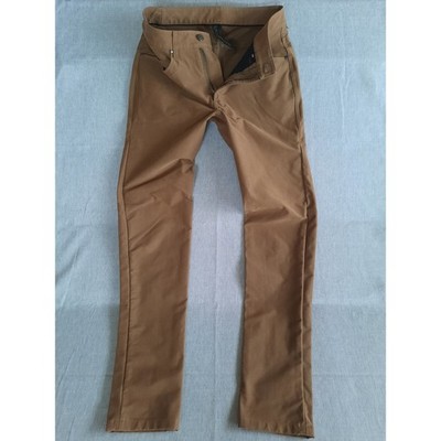 Lululemon ABC Pants Slim Fit Khaki Stretch Performance Men 28 Stretch Athletic