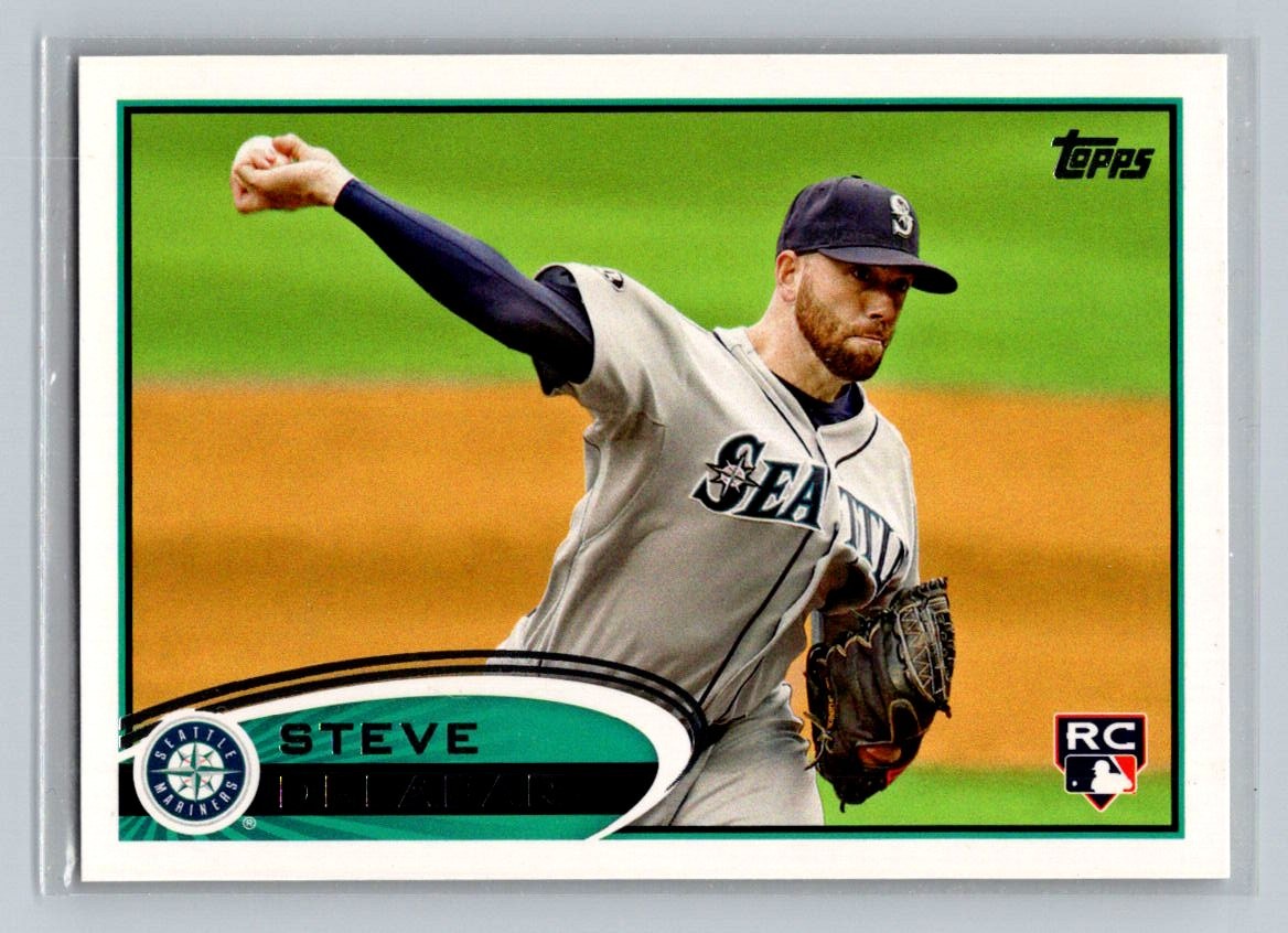 2012 Topps #263b Steve Delabar Seattle Mariners Rookie