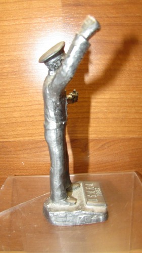 Micheal Ricker Pewter USAF Academy Cadet Military club Figurine USAFA 1983 - Picture 2 of 5