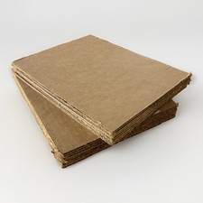 50 8.5x11 Cardboard Corrugated Pads Inserts Filler Sheet 8.5 x 11