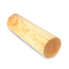 Palisade &Oslash; 12 cm L&auml;rche natur Rundholz Pfosten Holzpalisade