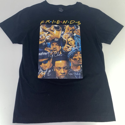 Friends Hip Hop Rap Graphic T Shirt Mens Medium Eminem Tupac Biggie Snoop Eazy E