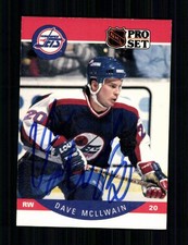Dave Mc Llwain NHL USA Traiding Card Original Signiert + A 252982