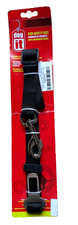 Dog IT Pet Car Safety Belt Universal Leash Attachment - 25mm x 55-87cm - Black