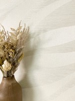 Newroom Vliestapete Weiß Perlmutt Wellen 3D Glamour Modern Wohnzimmer Edel