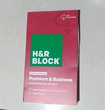 H&R Block Tax Software Premium & Business 2024, PC 