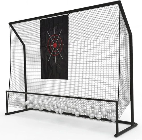 Golf Practice Net 10x7.5FT Heavy Duty Driving Hitting Net for Real Balls Target