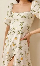 Reformation Belgium Linen Dress Sz 6