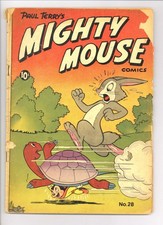 Cover of Paul Terry's Mighty Mouse Comics #28