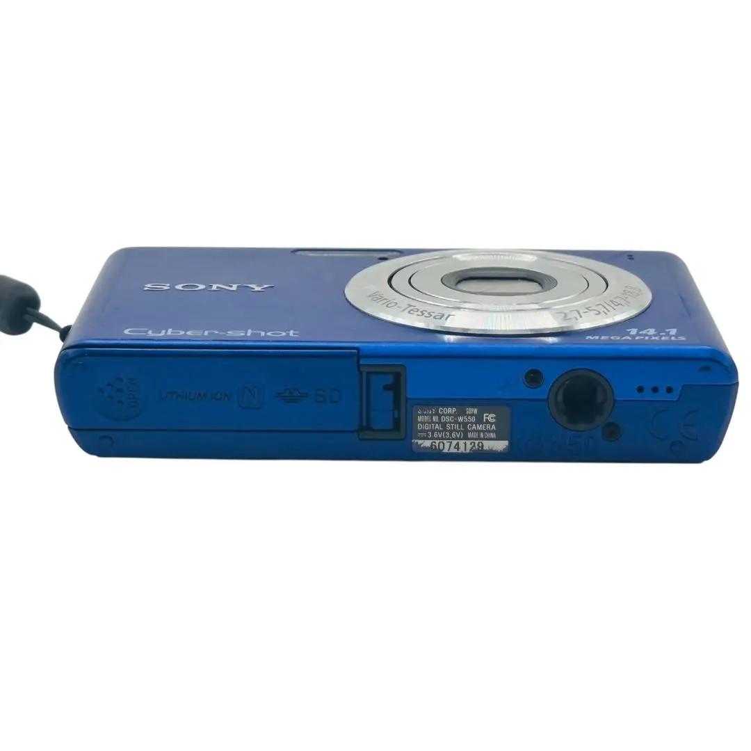 Sony Cyber-shot DSC-W550 14.1MP Digital Camera - Silver for sale