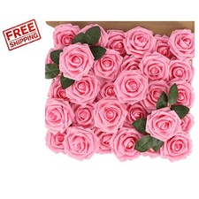 Timeless 30PCS Foam Pink Roses - Perfect for Weddings, Anniversaries  More