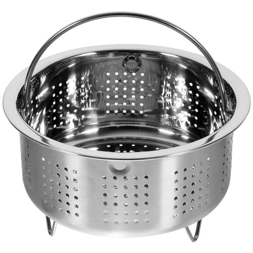 Vaporera de arroz de acero inoxidable cesta de metal cocina aromática inserto de viaje para bebé para - Imagen 12 de 12