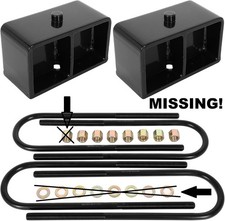 ECCPP 3 inch Rear Raise Vehicle Leveling Lift Kit Blocks for 1999-2020 for Ford