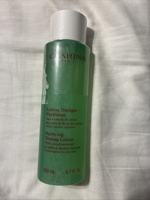 Clarins Purifying Toning Lotion with Meadowsweet & Saffron Flower Extracts-6.7Oz