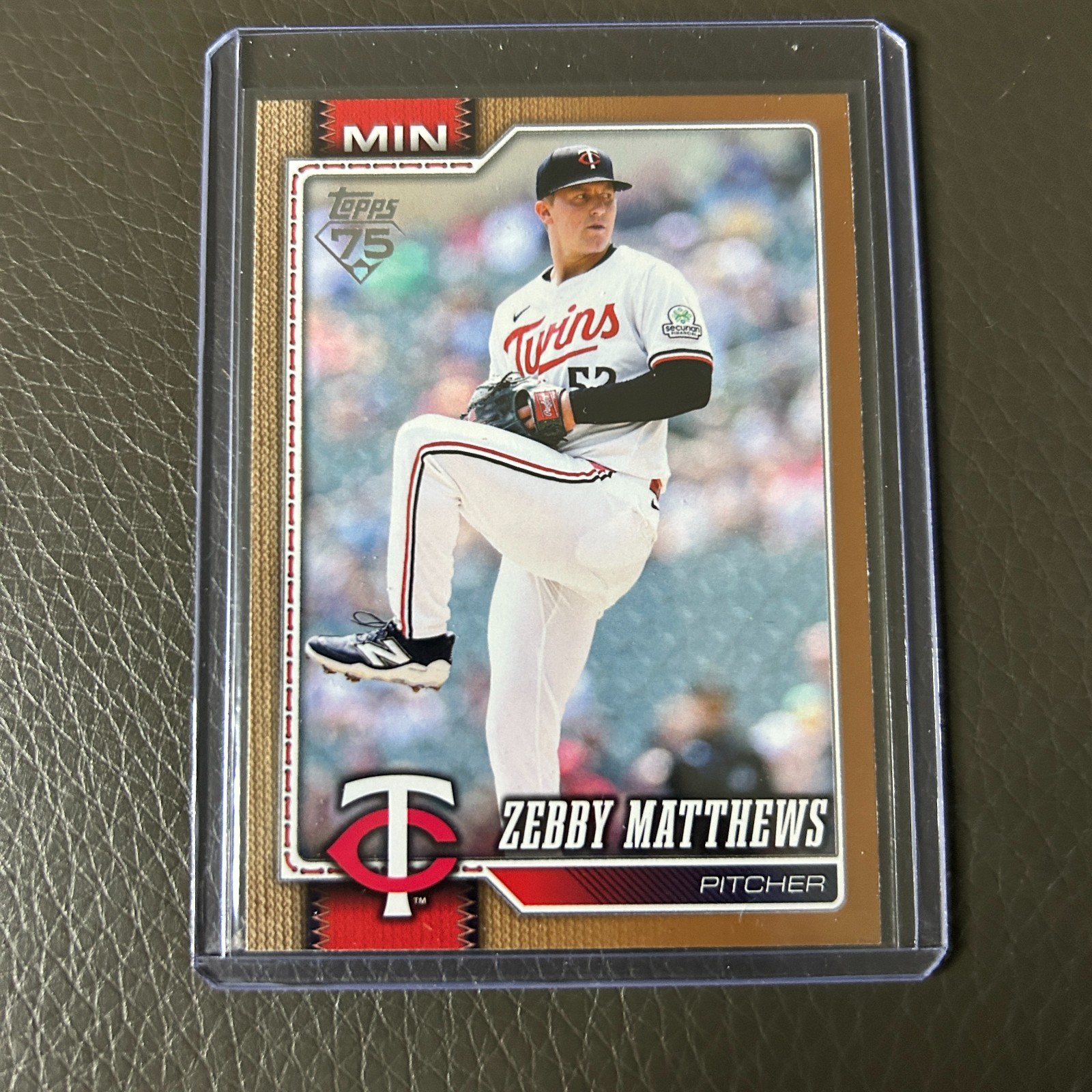 2025 Topps Update series card (#US37) Zebby Matthews Gold /2026
