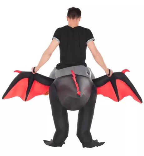 Spirit Costumes for Adults,Inflatable Costume,Blow Up Ride On Dragon OSFM - 第 4/6 張圖片