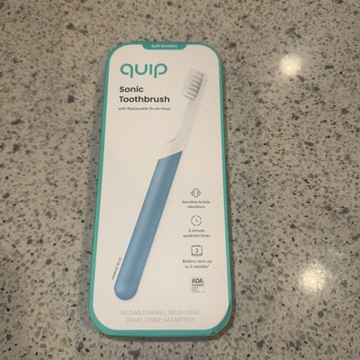 Quip Electric Toothbrush with Replaceable Brush Head - Marine Blue