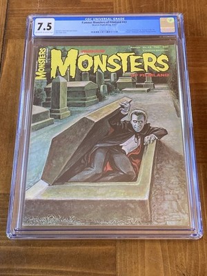 Famous Monsters of Filmland 43 CGC 7.5 OW/White Pages (Classic