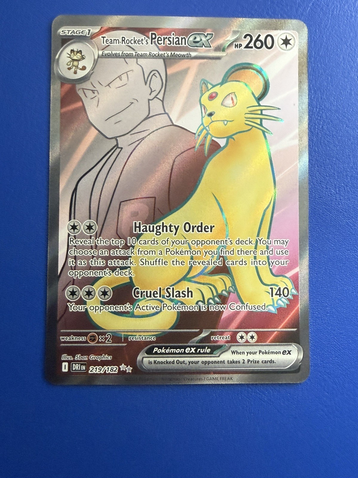 Team Rocket's Persian ex 2025 Scarlet & Violet: Destined Rivals #219/182 Ultra Rare (Full Art) Price Guide - Sports Card Investor Team Rocket's Persian ex 2025 Scarlet & Violet: Destined Rivals #219/182 Ultra Rare (Full Art) Price Guide - Sports Card Investor