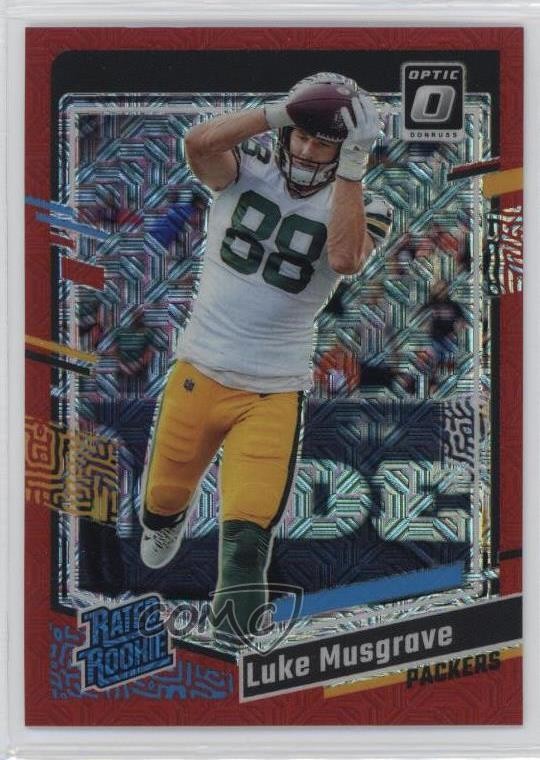 2023 Panini Donruss Optic Rated Rookie Red Mojo Prizm Luke Musgrave #241 11dm