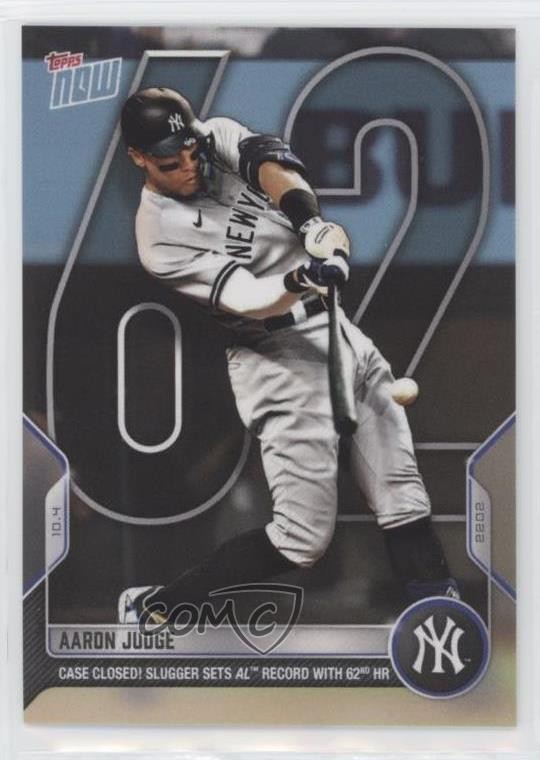 2022 Topps Now /91685 Aaron Judge #1012 01zi