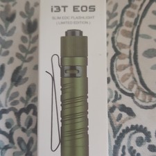 Olight i3T EOS Green Aluminum Slim EDC Flashlight 180 Lumens AAA LED IPX8
