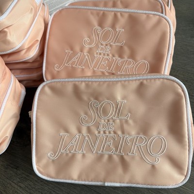 Sol de Janeiro Peach  2026 Cosmetic Travel Pouch Bag Makeup Skincare Accessory