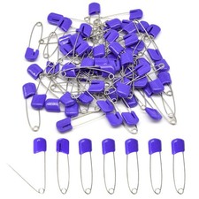 Hocansen 50 PCS Safety Pin 54mm/2.2in Baby Diaper Pins for Cloth Plastic Head...