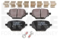 Eurobrake Bremsbelagsatz, Scheibenbremse Hinterachse U.A. FüR CitroËN, Opel