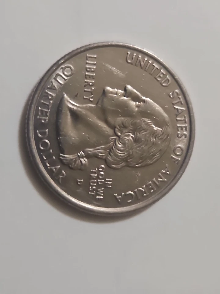 2001-D 25C New York  Quarter Rare  Star Errors , Dreedom Error ,gateway Error - Image 2 of 4