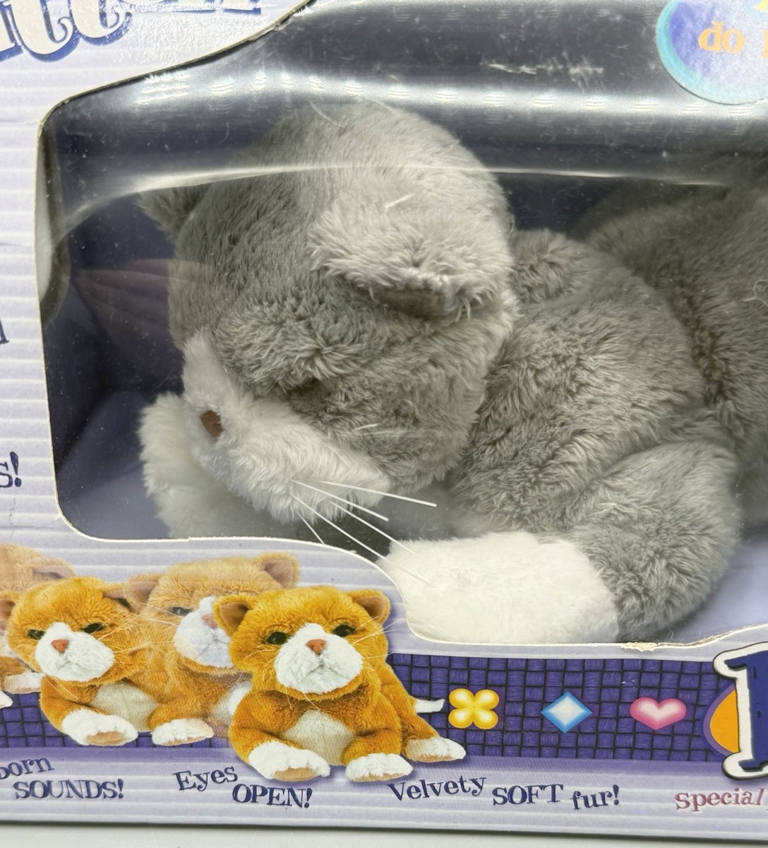 おいもちゃん 中古 100% Slendale Tokyo VTG Hasbro FurReal Friends Grey NewBorn Kitten, Tiger Electronics