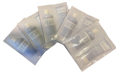 New 5 X VERB BONDING SHAMPOO & BONDING MASQUE 0.33oz /ea
