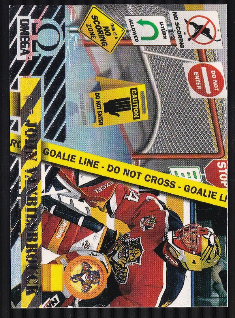 1997-98 Pacific Omega No Scoring Zone John Vanbiesbrouck #5 Panthers H7