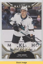 2022-23 Upper Deck MVP Gold Ice Battles Timo Meier #108 READ 6f8