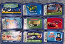 Vtech LeapFrog Lot: 9 Leapster / leappad games Cards Nemo Wall I Spy