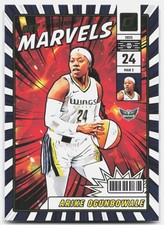 2025 Donruss WNBA #21 Arike Ogunbowale Net Marvels Dallas Wings