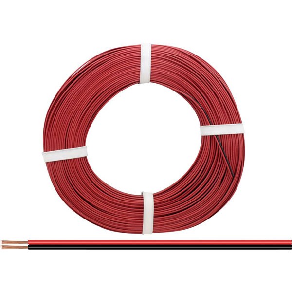 Donau Strand 2x0.25mm² Red/Black 25m Durable Wiring