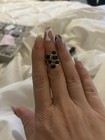 Sterling Silver .925 With Onyx Stacker Rings Set Of 6, Size 6 Boho Southwestern — photo 5