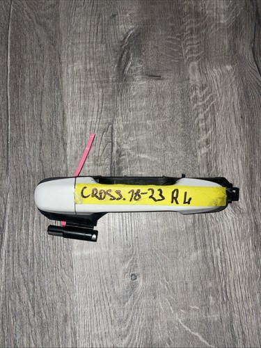 2018-2023 SUBARU CROSSTREK REAR LEFT EXTERIOR DOOR HANDLE White Pearl OEM