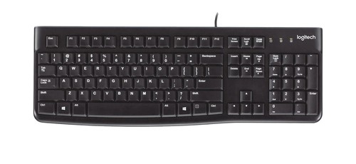 Logitech K120 Keyboard Cable Connectivity Usb Interface French 920-002488 - Image 2