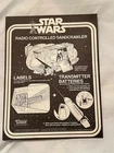 1979 VINTAGE KENNER STAR WARS JAWA SAND CRAWLER INSTRUCTIONS ONLY, AMAZING Cond