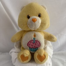 Vintage Care Bears Birthday Bear 8" Stuffed Plush Animal 2003
