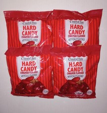 COASTAL BAY Cinnamon Hard Candy 4 Packs Individualy Wrapped Net Wt 12oz Bag ps 