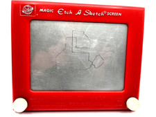 Vintage Etch-A-Sketch Magic Screen Model No. 505. Approx. 10 X 8 . Ohio Art Co.