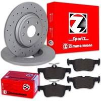 Zimmermann Sport Bremsscheiben 302Mm + BelÄGe Hinten Passend FüR Ford Kuga 3 III