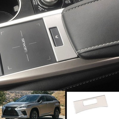 Silver Inner Console Gear Shift Mouse Cover Trim For Lexus RX350 450h 2020-2022