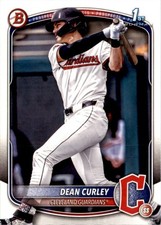 Dean Curley 2025 Bowman Draft RC #BD-129 Cleveland Guardians